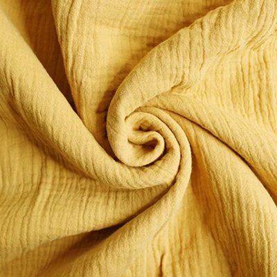 Cotton Double Gauze - EM276651c - Mustard*
