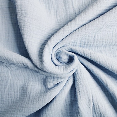 Cotton Double Gauze - EM276651c - Baby Blue