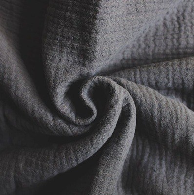 Cotton Double Gauze - EM276651c - Grey