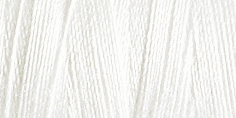 Machine Embroidery Thread Plain - Cotton No.30: 300m 1001 White (Row 23)