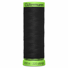 Sew-All Extra Fine Thread (Green Reel): 200m - 744581\000 Black