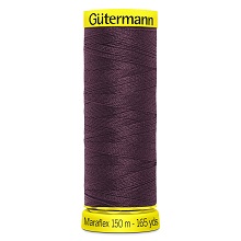 Maraflex Stretch Thread (Yellow Reel): 150m - 777000/130 Burgundy