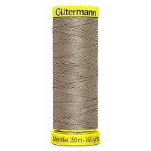 Maraflex Stretch Thread (Yellow Reel): 150m - 777000/199 Light Brown