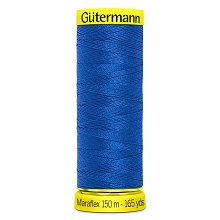 Maraflex Stretch Thread (Yellow Reel): 150m - 777000/315 Electric Blue
