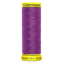 Maraflex Stretch Thread (Yellow Reel): 150m - 777000/321 Dark Cerise