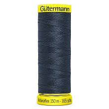 Maraflex Stretch Thread (Yellow Reel): 150m - 777000/339 Dark Denim