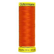 Maraflex Stretch Thread (Yellow Reel): 150m - 777000/351 Dark Orange