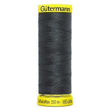 Maraflex Stretch Thread (Yellow Reel): 150m - 777000/36 Dark Grey