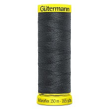 Maraflex Stretch Thread (Yellow Reel): 150m - 777000/36 Dark Grey