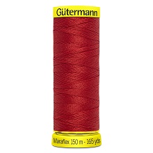 Maraflex Stretch Thread (Yellow Reel): 150m - 777000/364 Brick Red