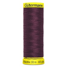 Maraflex Stretch Thread (Yellow Reel): 150m - 777000/369 Wine