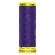 Maraflex Stretch Thread (Yellow Reel): 150m - 777000/373 Indigo