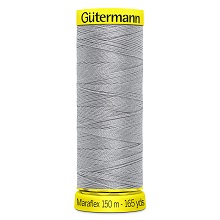Maraflex Stretch Thread (Yellow Reel): 150m - 777000/38 Mid Silver