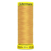 Maraflex Stretch Thread (Yellow Reel): 150m - 777000/416 Honey