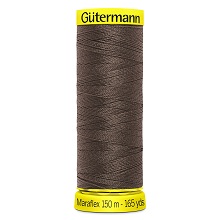 Maraflex Stretch Thread (Yellow Reel): 150m - 777000/446 Taupe