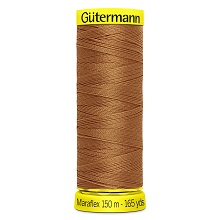 Maraflex Stretch Thread (Yellow Reel): 150m - 777000/448 Burnt Orange