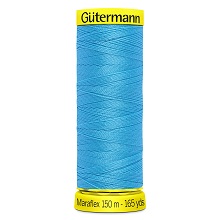 Maraflex Stretch Thread (Yellow Reel): 150m - 777000/5396 Turquoise