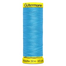 Maraflex Stretch Thread (Yellow Reel): 150m - 777000/5396 Turquoise