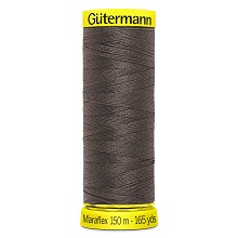 Maraflex Stretch Thread (Yellow Reel): 150m - 777000/540 Grey Brown