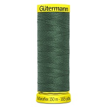 Maraflex Stretch Thread (Yellow Reel): 150m - 777000/561 Pine Green