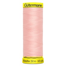 Maraflex Stretch Thread (Yellow Reel): 150m - 777000/659 Powder Pink