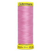 Maraflex Stretch Thread (Yellow Reel): 150m - 777000/663 Rose Pink