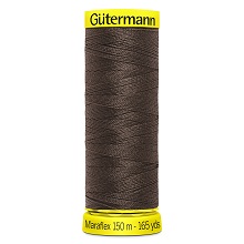 Maraflex Stretch Thread (Yellow Reel): 150m - 777000/694 Brown