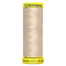 Maraflex Stretch Thread (Yellow Reel): 150m - 777000/722 Natural