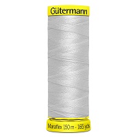 Maraflex Stretch Thread (Yellow Reel): 150m - 777000/8 Light Grey