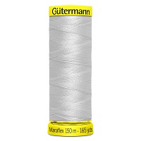 Maraflex Stretch Thread (Yellow Reel): 150m - 777000/8 Light Grey