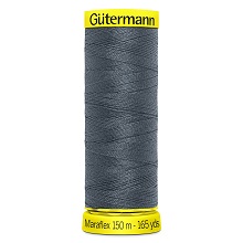 Maraflex Stretch Thread (Yellow Reel): 150m - 777000/93 Mid Grey