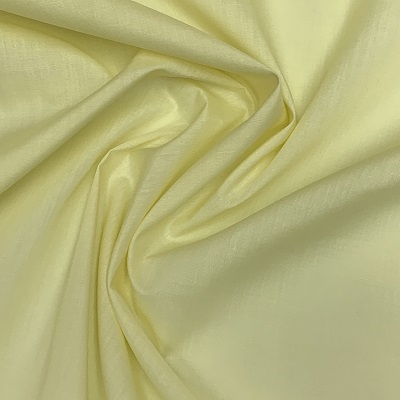 Poly Cotton Fabric - Lemon - 1m or 0.5m (EP) 