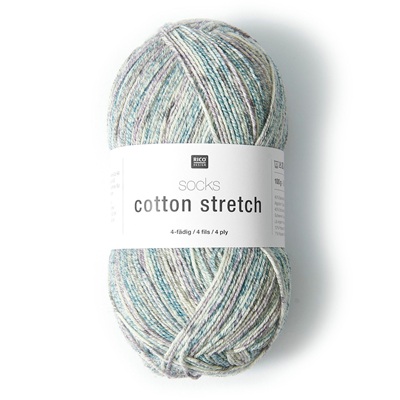 Rico Cotton Stretch Sock Yarn 100g -004-Aqua