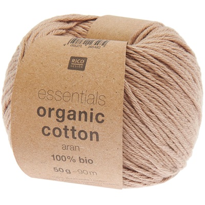 Rico Essentials Organic Cotton Aran 50g - Nougat 039