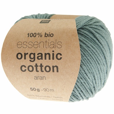 Rico Essentials Organic Cotton Aran 50g - Teal 036