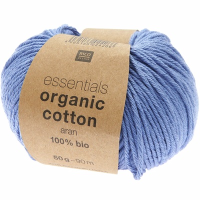 Rico Essentials Organic Cotton Aran 50g - Lt Violet 031