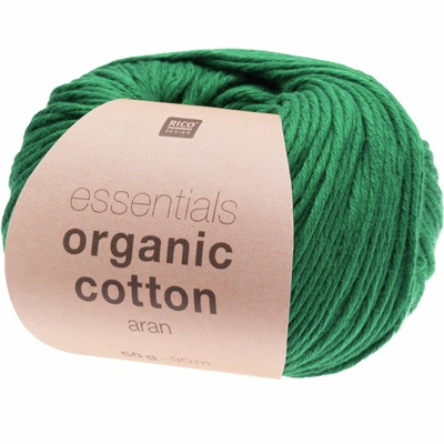 Rico Essentials Organic Cotton Aran 50g - Ivy 016