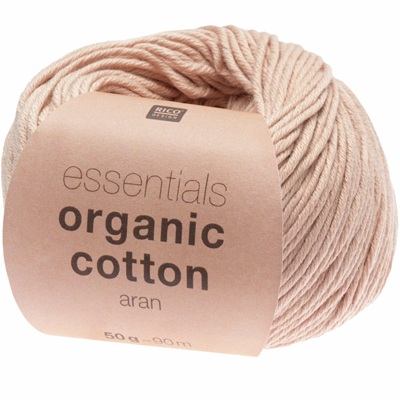 Rico Essentials Organic Cotton Aran 50g - Powder 005