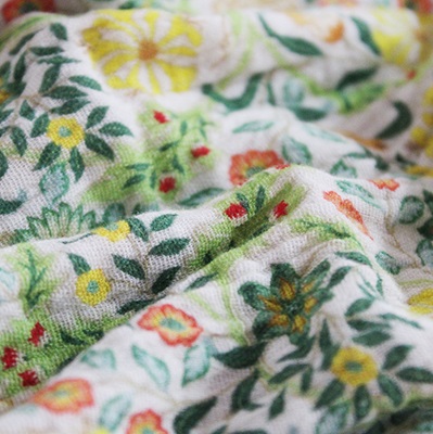 100% Cotton  - EM27-9090 Tea Green - Botanic Double Gauze