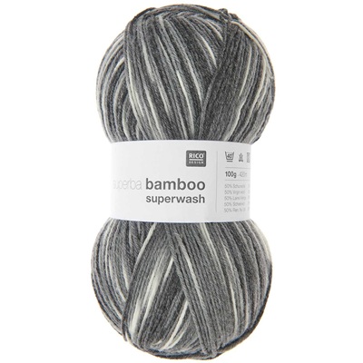 Rico Superba Bamboo Superwash Sock Yarn 100g - 049-Stones