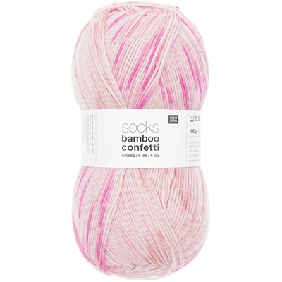Rico Superba Bamboo Superwash Sock Yarn 100g - 050-Confetti-Candy