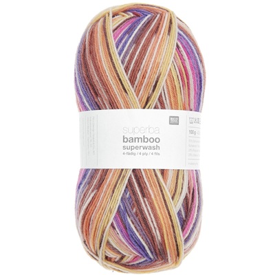 Rico Superba Bamboo Superwash Sock Yarn 100g - 056-Candy