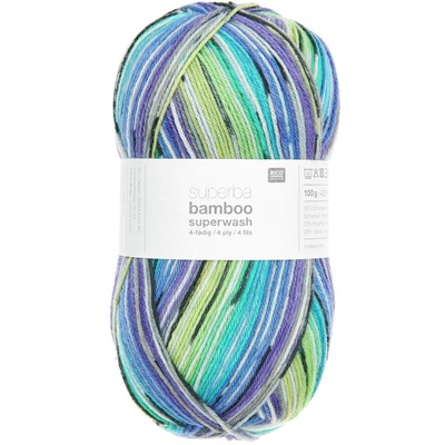 Rico Superba Bamboo Superwash Sock Yarn 100g - 060-Spring