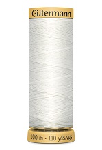 5709 White (100m Natural Cotton Thread) - Row 17
