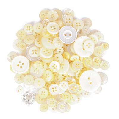 Bag of Craft Buttons: Assorted Cream: 50g - B6210\1 - RRP £1.50 - OUR PRICE ONLY 75p