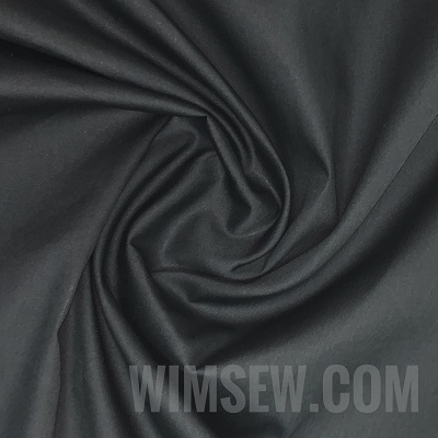 100% Cotton Fabric - Black - 1m or 0.5m (EP)