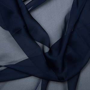 Cationic Chiffon - 01- C5496 Navy.