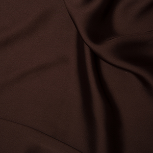 100% Polyester Silky Satin - 01-C5914 Brown.