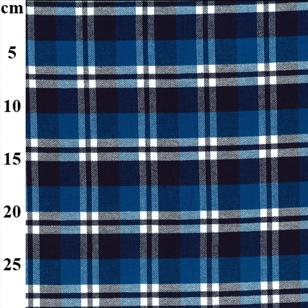 100% Brushed Cotton Check - 01C8538