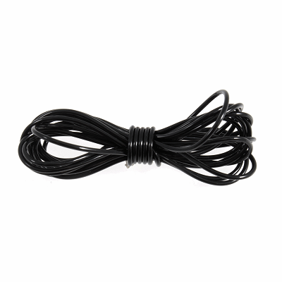 Elasticated Cord 1.5m x 1mm: Black - CB267X